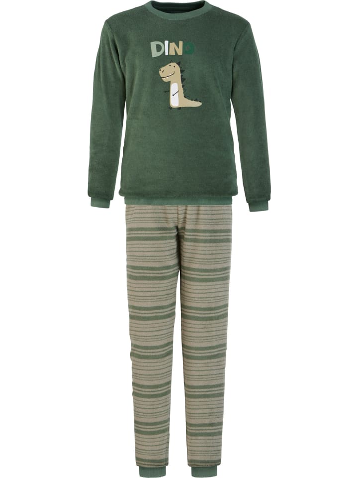 

Erwin Müller Детская пижама из махровой ткани зеленого цвета