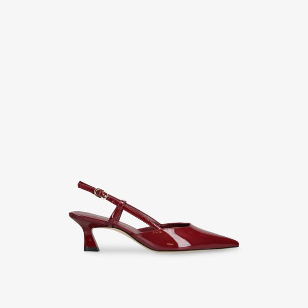 Туфли-лодочки Stuart Weitzman лакированные с ремешком, мультиколор — фото 3