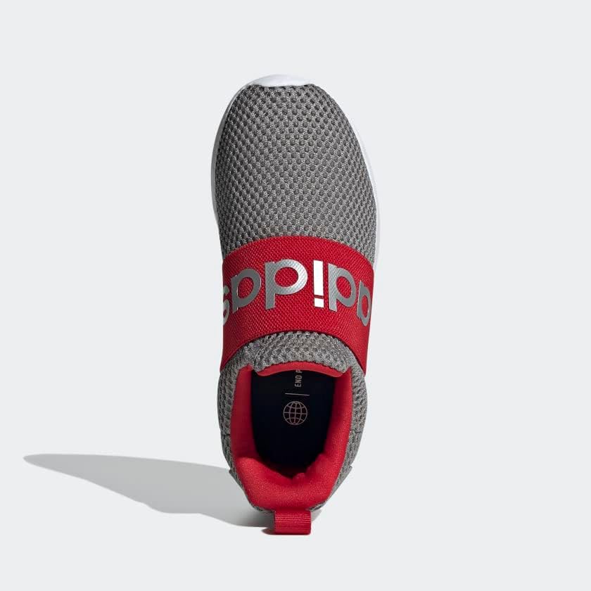 Беговые кроссовки Adidas Lite Racer Adapt 4.0, серый/алый — фото 3