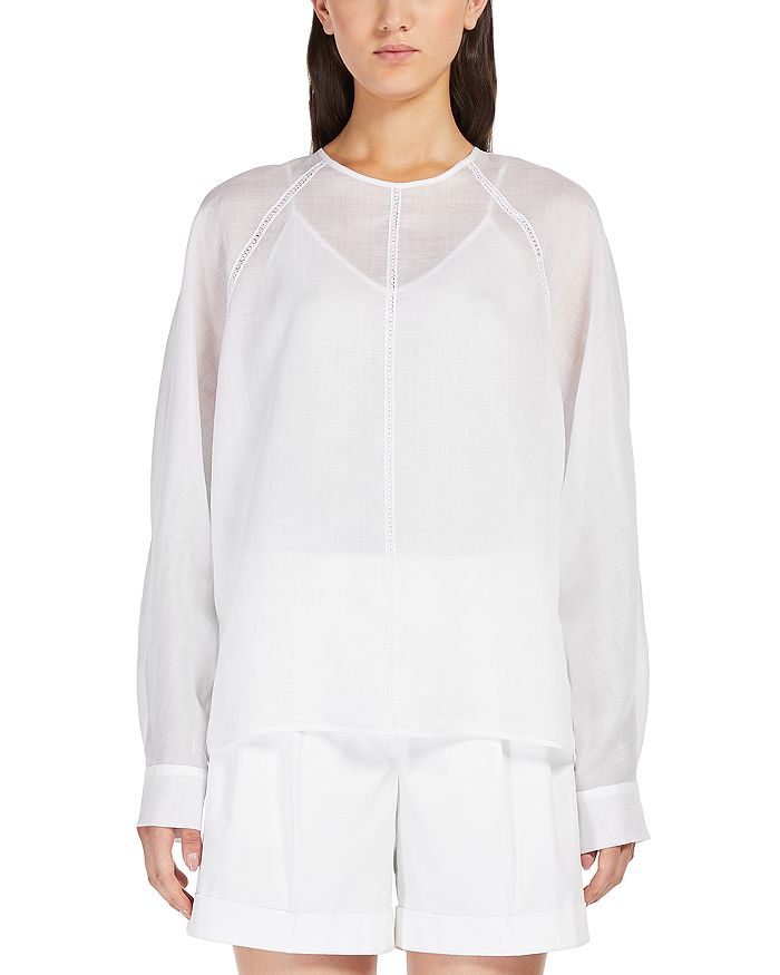 

2 Рубашки Edile из марли Max Mara Studio, белый