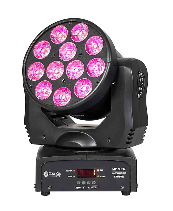 

Прожектор с подвижной головкой ColorKey CKU-5039