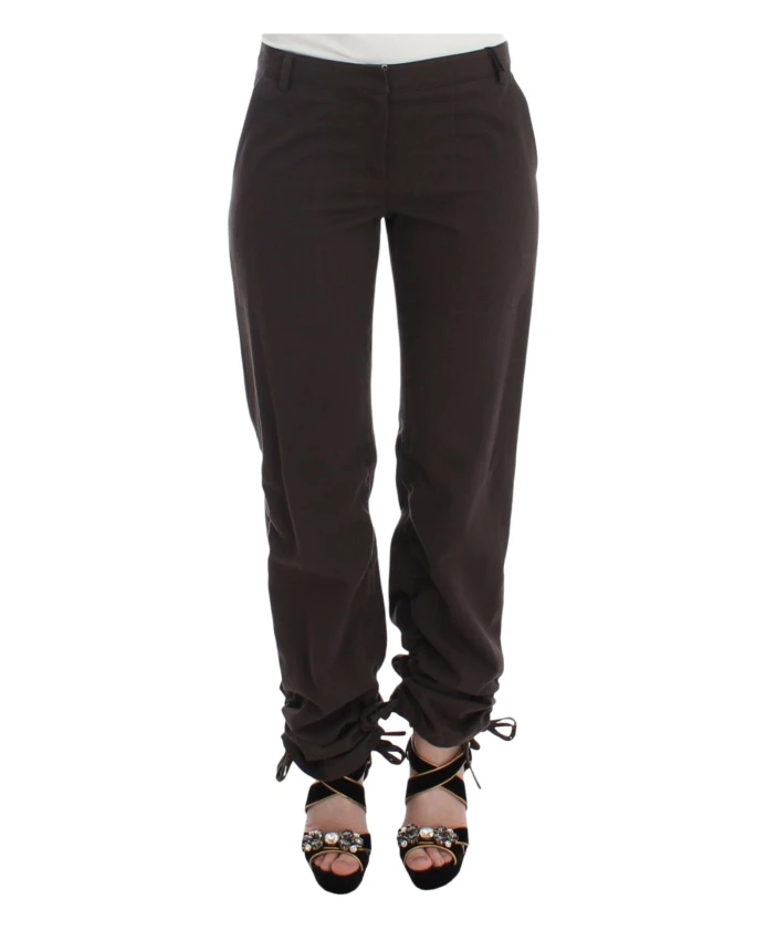 

Коричневые чиносы, повседневные брюки, хаки Ermanno Scervino, коричневый