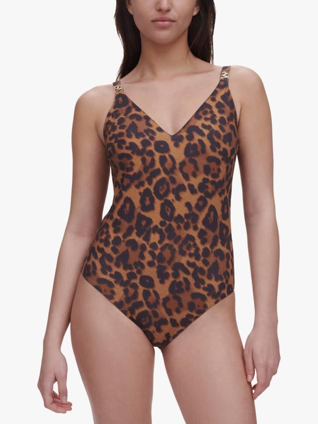 

Купальник Sauvage без косточек Chantelle, Leopard Print