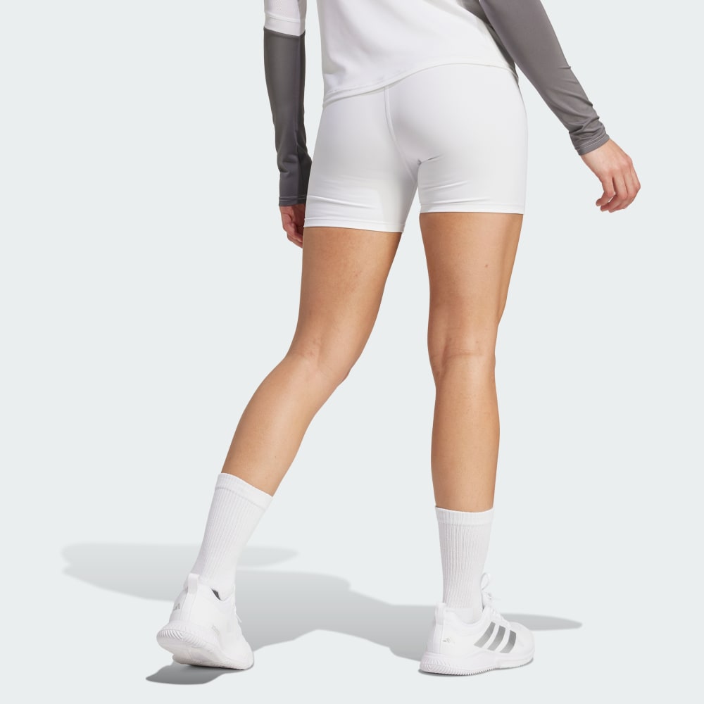 Спортивные шорты-леггинсы Adidas TECHFIT Volleyball Shorts, белый — фото 2