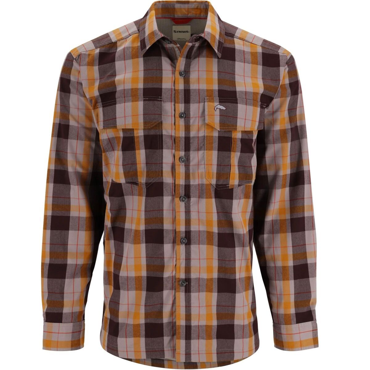 

Теплая рубашка с длинным рукавом Simms, цвет dolomite logan plaid