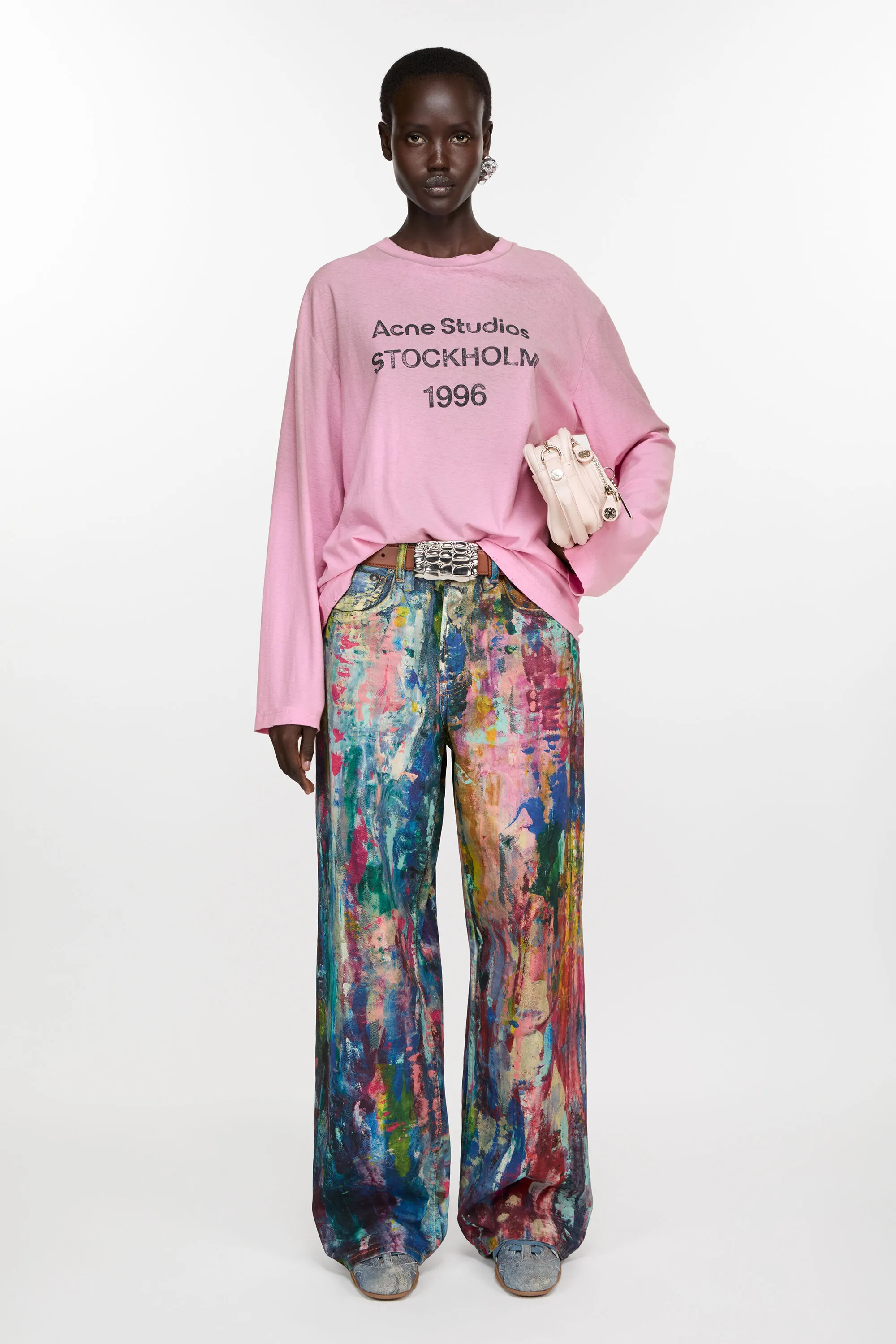 

Мешковатые джинсы - 1981F Acne Studios, цвет Blue/multi
