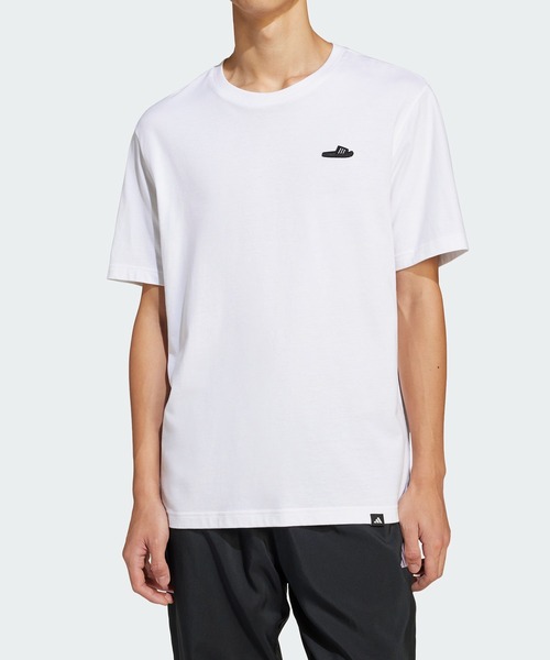 

Футболка с коротким рукавом, графический принт Adidas, белый