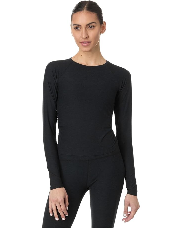

Топ Beyond Yoga Featherweight Your Fit Long Sleeve Top, цвет Darkest Night