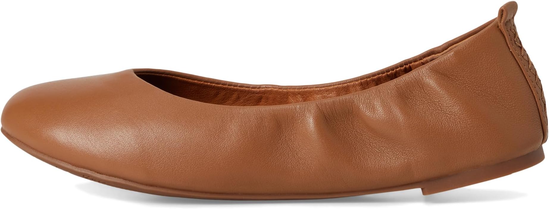 Балетки Lucky Brand Emmielou Leather Ballet Flat, цвет Almond — фото 4