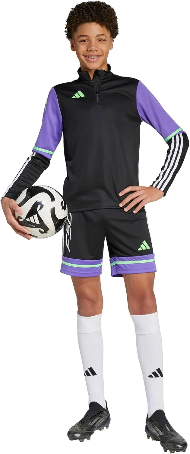 Детские шорты Adidas F50 унисекс, Black/Purple Rush