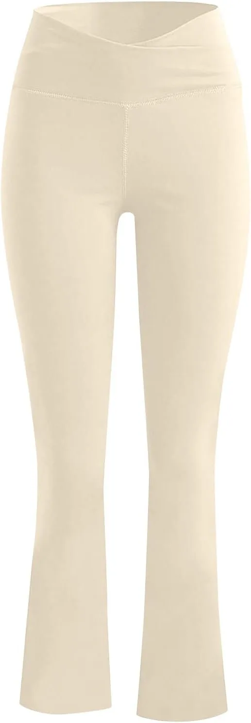 Женские йога-штаны Flare Leggings с кроссовером и поддержкой живота — фото 2