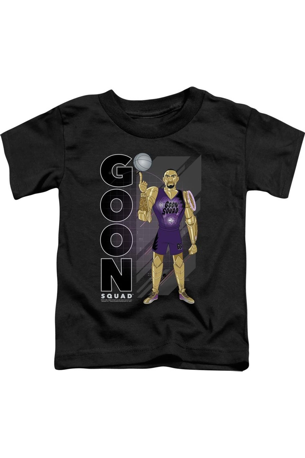 

Футболка с коротким рукавом Space Jam 2 Goon Squad Chronos для малышей Gildan, черный