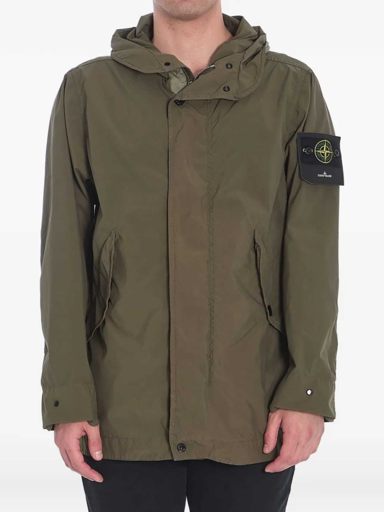 

Легкая парка Stone Island, зеленый
