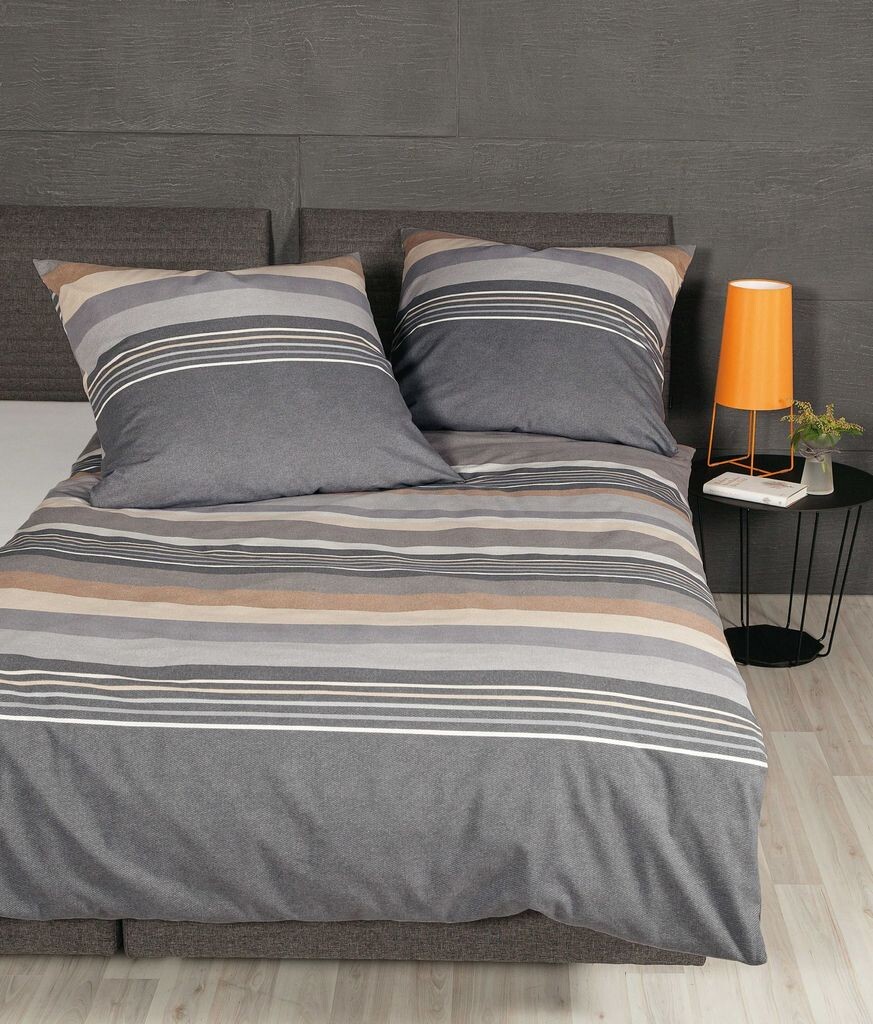 

Комплект фланелевого постельного белья Janine Design DAVOS 65140 цвет опаловый серый-08 размер 135х200+80х80см Original Janine