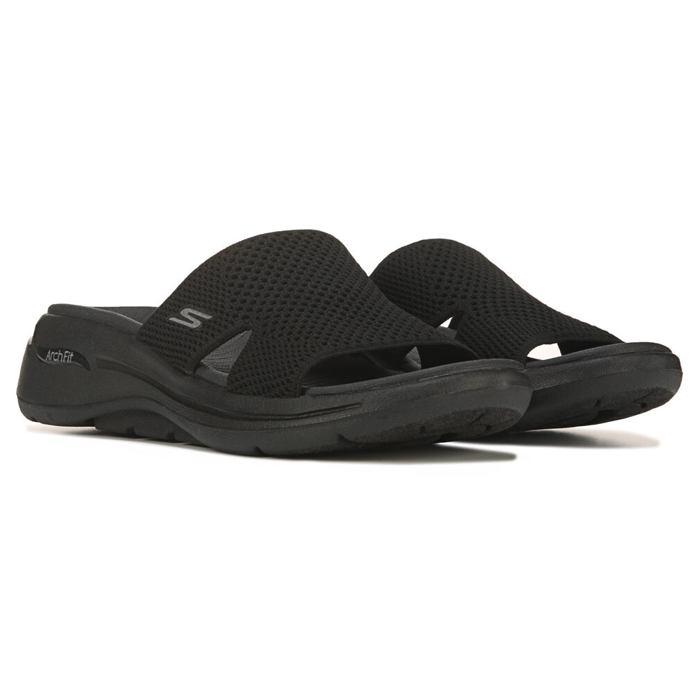 

Женские сандалии Go Walk Arch Fit Worthy Skechers, черный