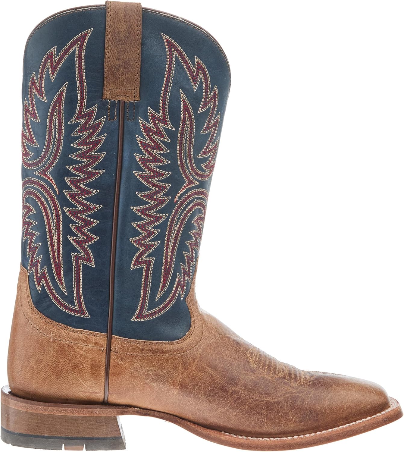 Мужские западные сапоги Ariat Hybrid Roughstock с квадратным носком, синий — фото 4