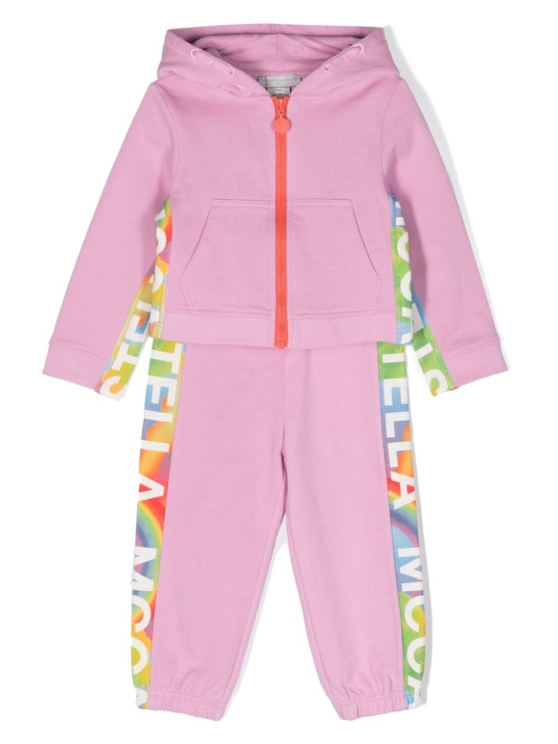 

Спортивный костюм с логотипом Stella McCartney Kids, розовый