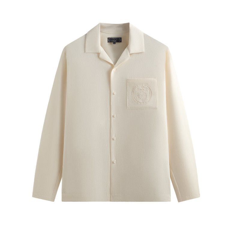 

Рубашка Kith Adonis Camp Collar Shirt, Sandrift