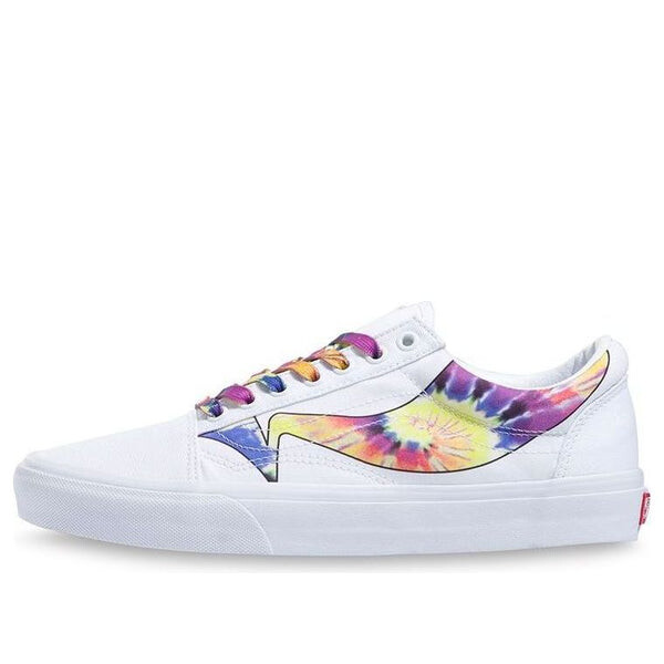 

Кроссовки old skool white tie dye 'white' Vans, белый