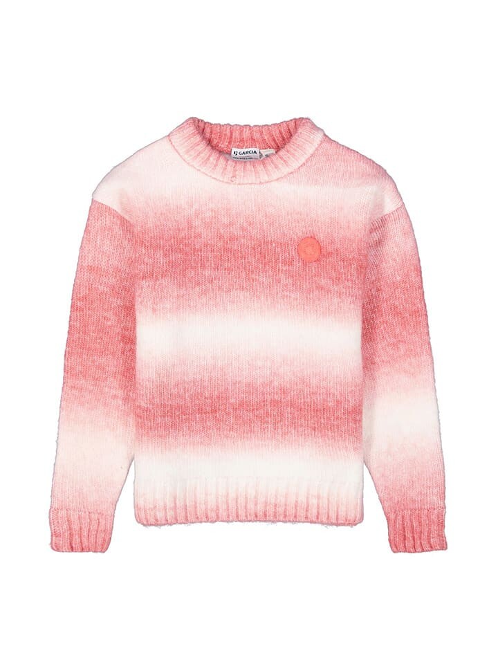 

Пуловер Garcia Pullover, цвет Weiß/Rosa