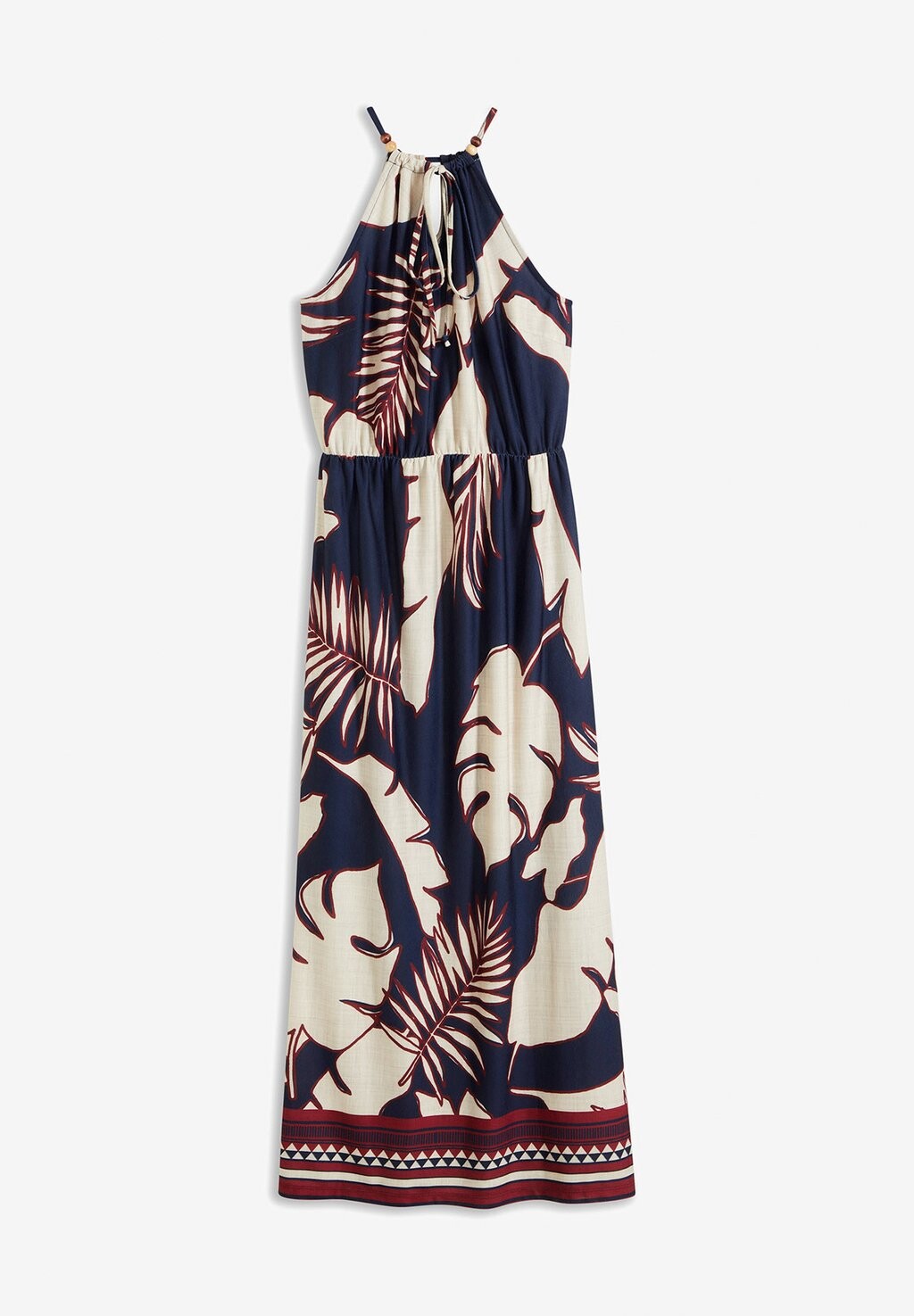 

Длинное платье NECKHOLDER bonprix, синий
