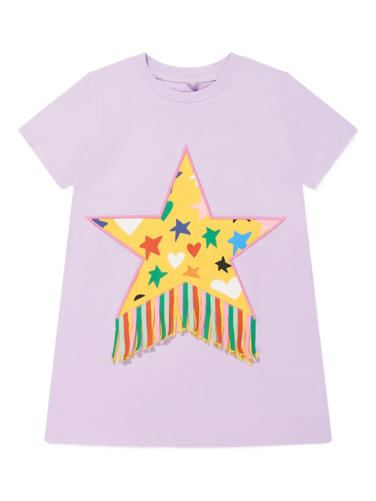 

Платье со звездным мотивом Stella McCartney Kids, фиолетовый