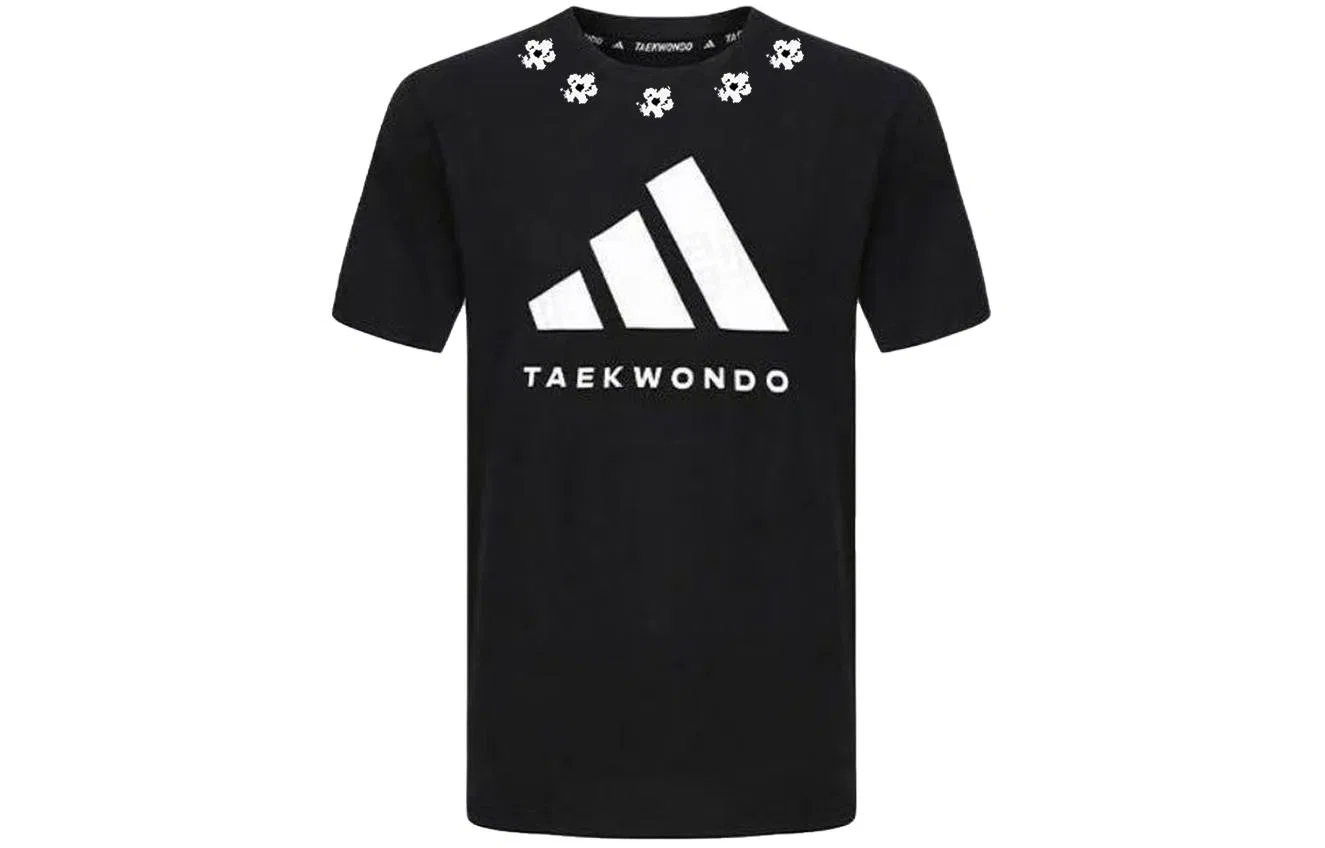 Футболка Taekwondo Adidas Black White — фото 3