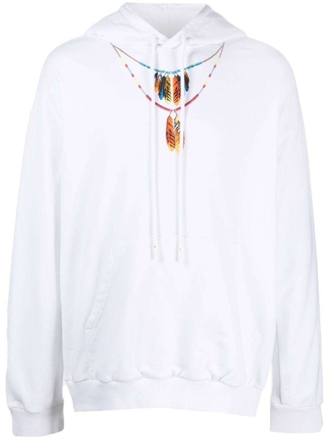 

Marcelo Burlon County of Milan худи с перьями, белый