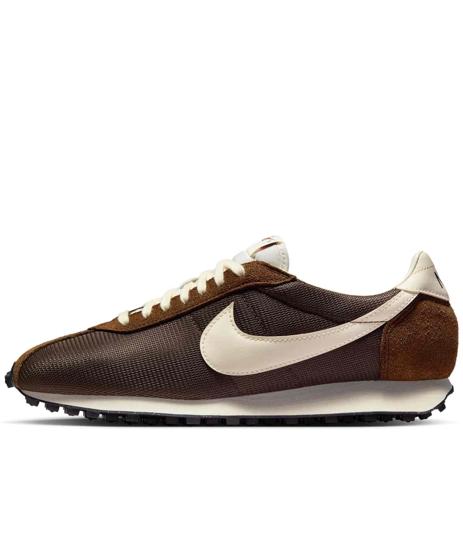 Мужские кроссовки Nike LD-1000 для бега из текстиля и кожи коричневые
