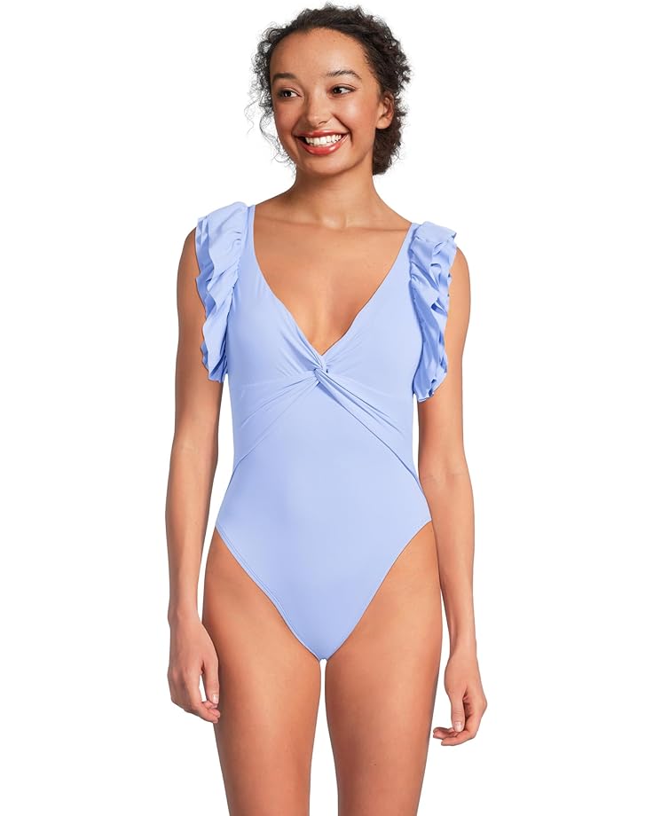 

Купальник Lilly Pulitzer Stevie Kate One-Piece, цвет Jacaranda Blue