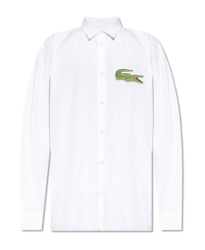 

Рубашка из коллаборации с lacoste Comme Des Garçons, белый