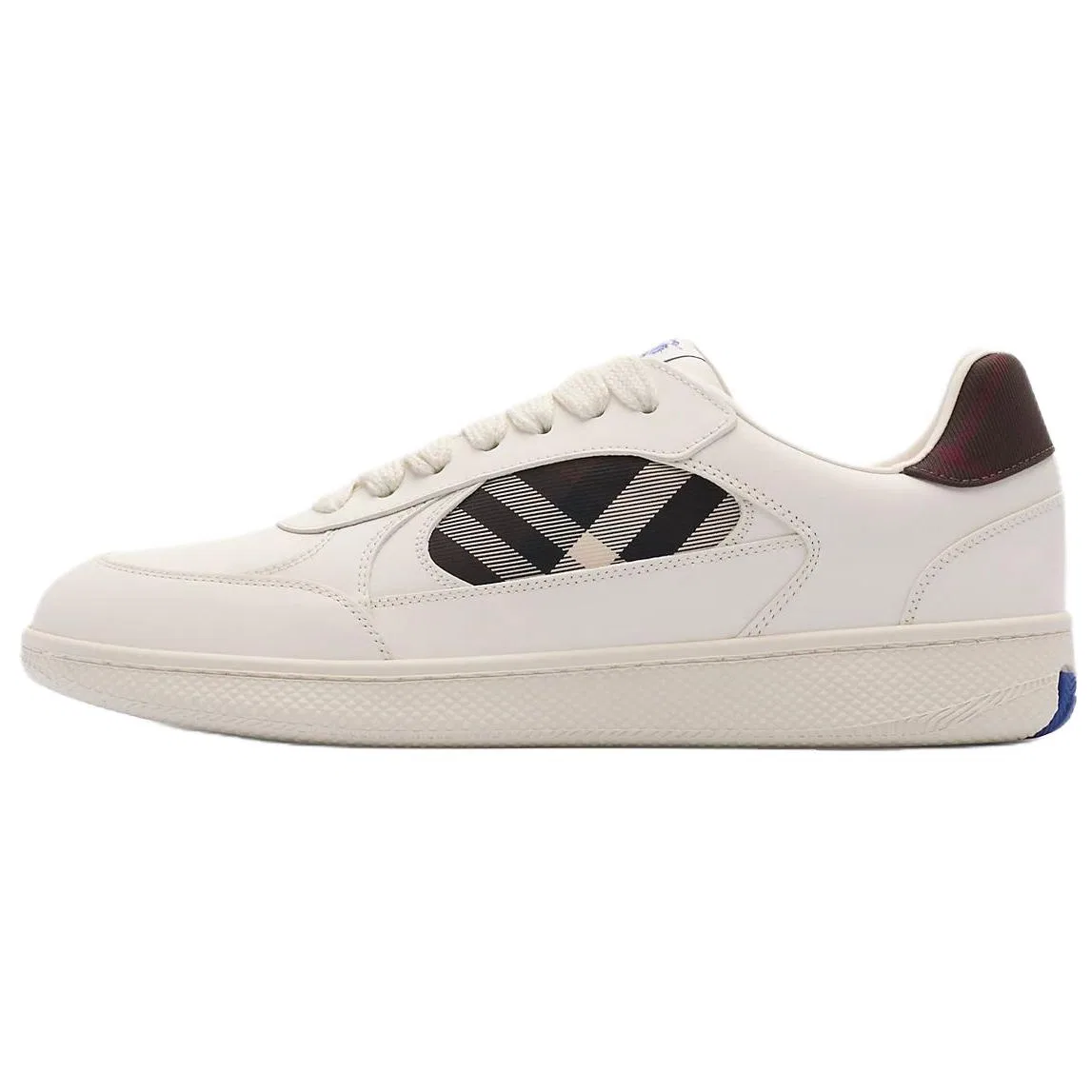 Кеды Terrace Leather Low Top Burberry бежевый
