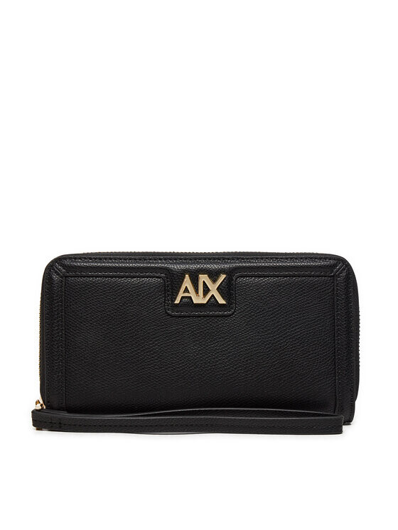 

Большой женский кошелек Armani Exchange, черный