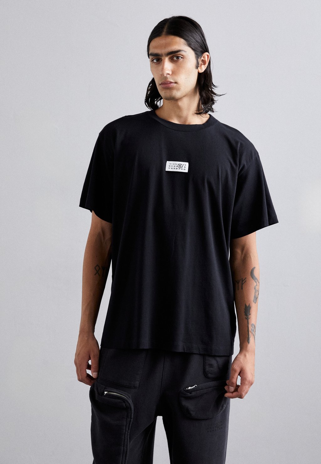 

Базовая футболка MM6 Maison Margiela, черный