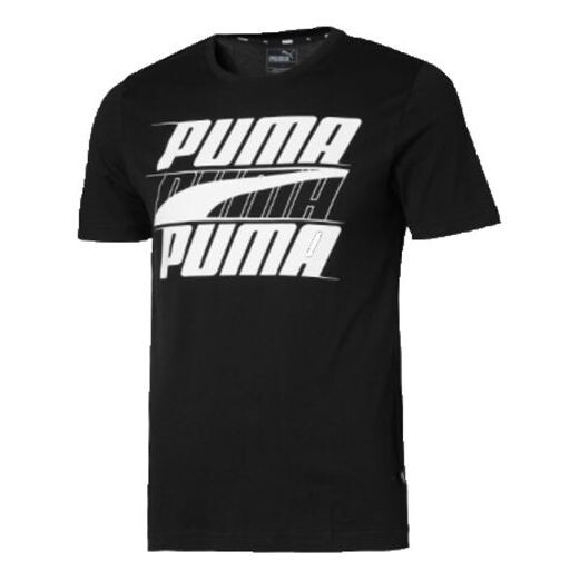 

Футболка round neck short sleeve rebel basic black Puma, черный