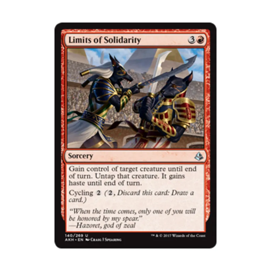 

CCG Пределы солидарности (U), MTG - Amonkhet