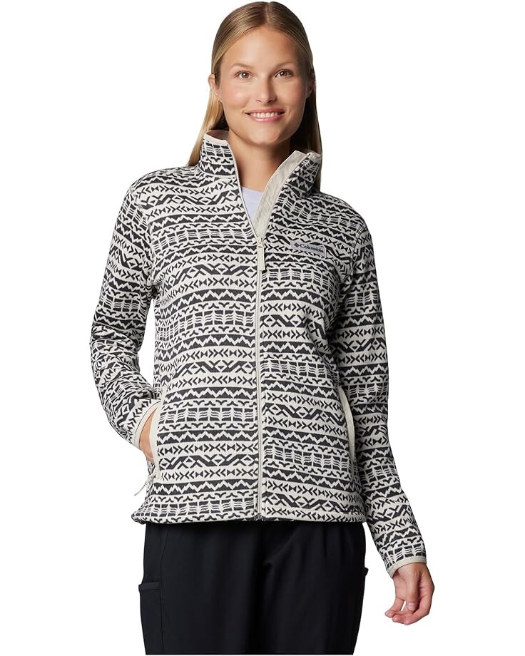 

Куртка Columbia Sweater Weather Print Full Zip, цвет Dark Stone Madras Tonal