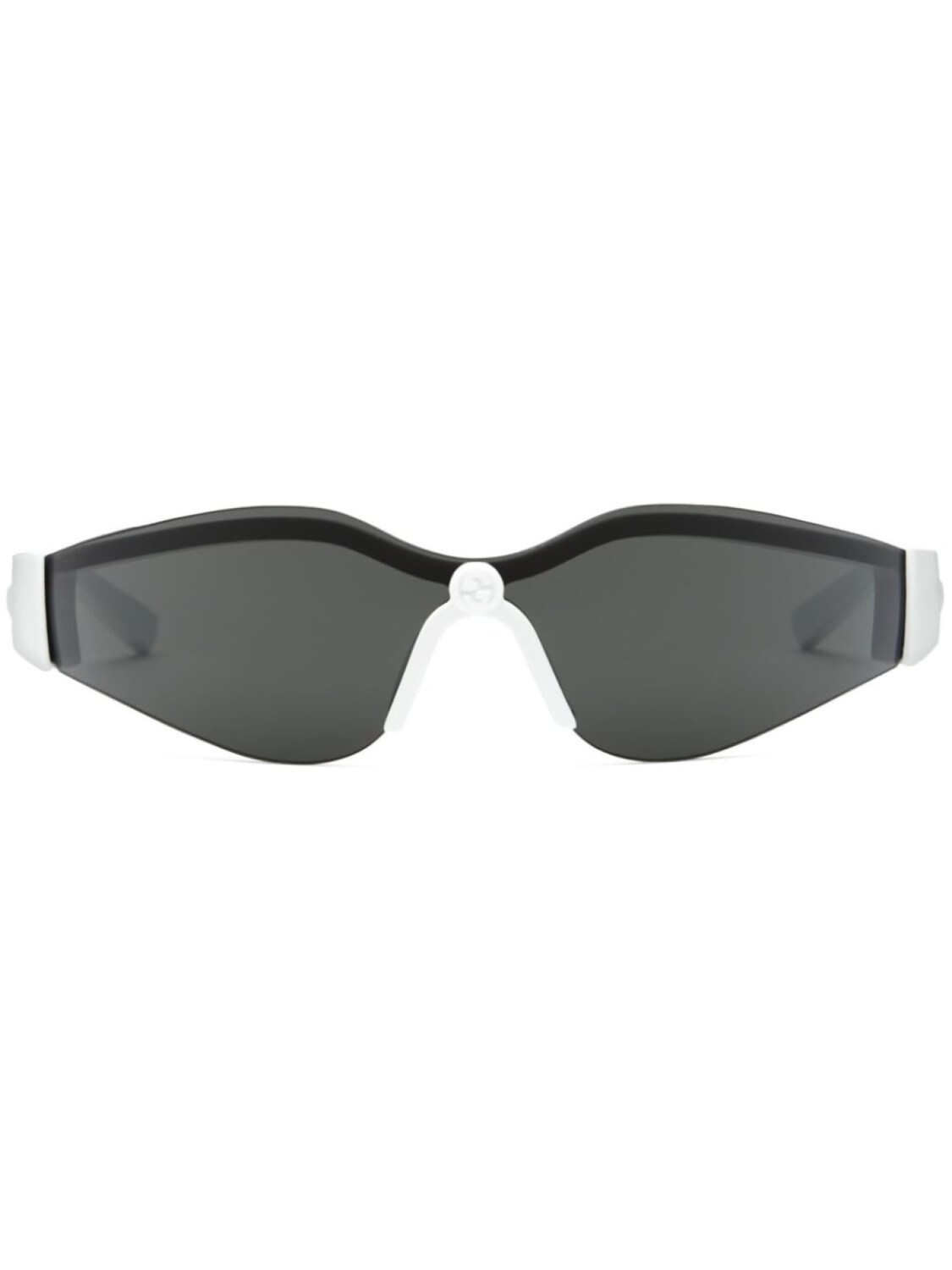 

Gucci Eyewear солнцезащитные очки-маска с логотипом, черный