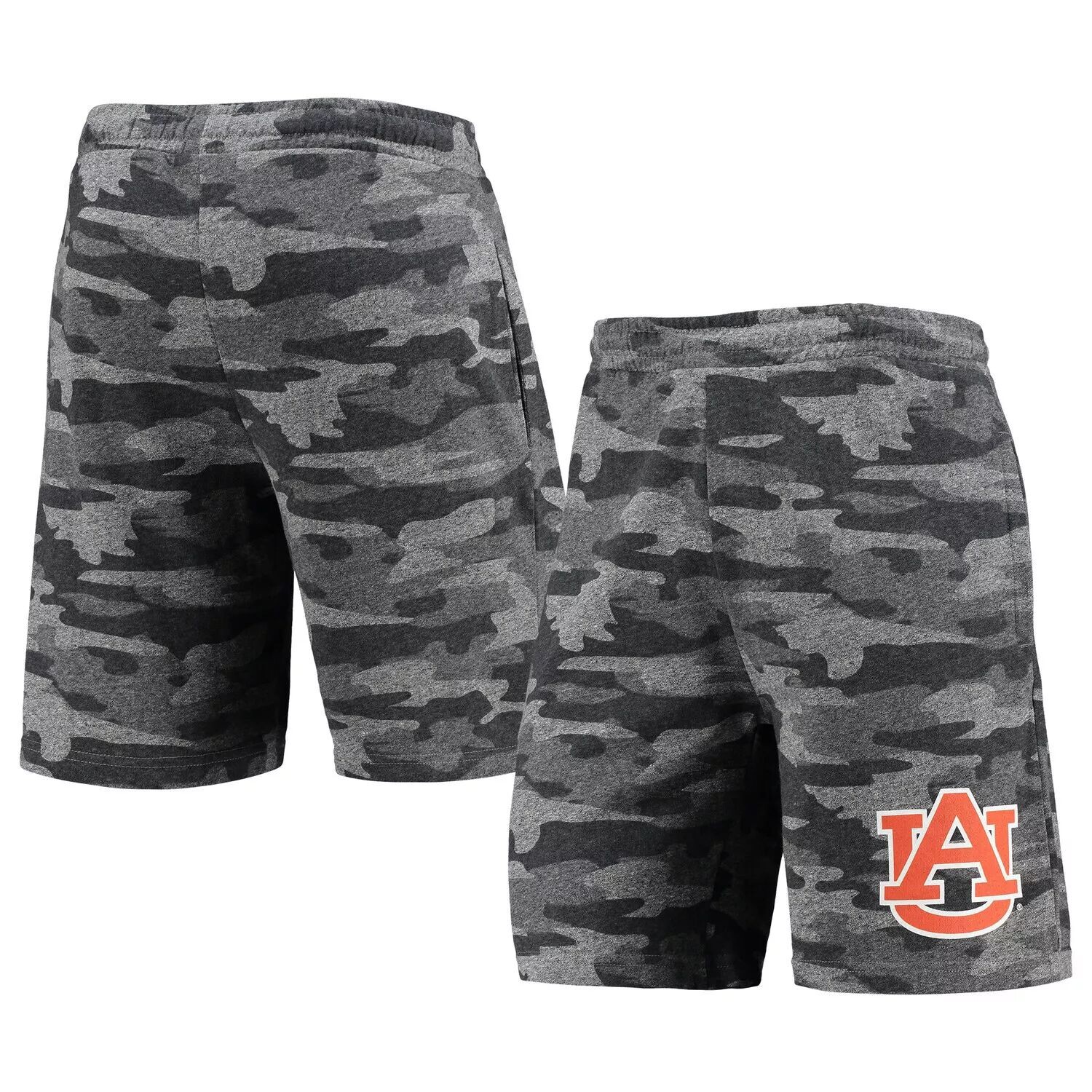 

Мужские шорты Concepts Sport Charcoal/серо-каштановые Tigers Camo Backup Terry Jam Lounge Shorts