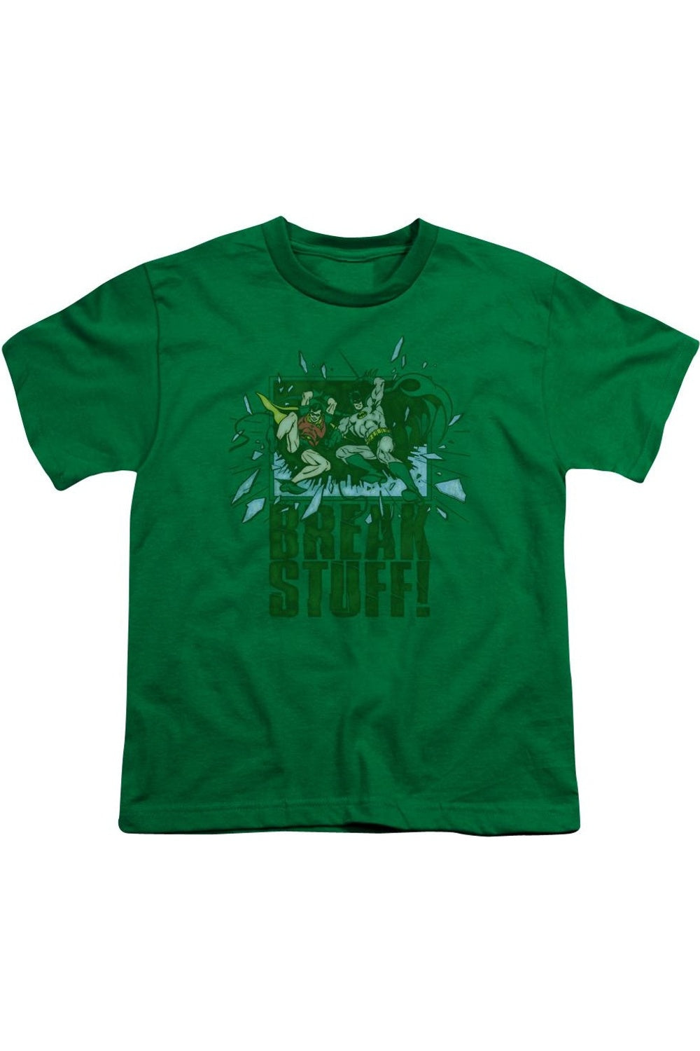 

Футболка с коротким рукавом DC Comics Break Stuff для детей Gildan, зеленый