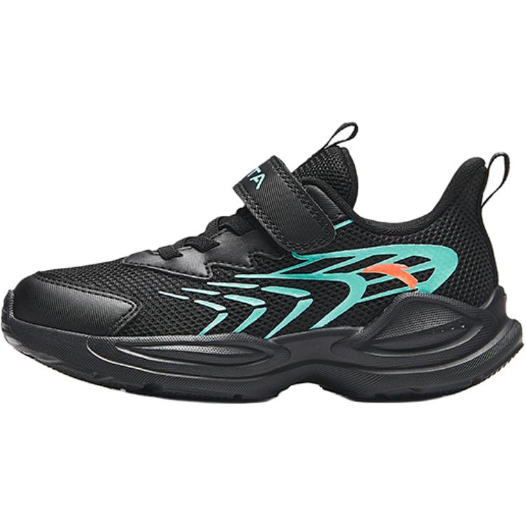 

Дышащие, легкие, амортизирующие, низкие детские кроссовки для бега, черно-зеленые, для детей 3–7 лет Antakids, черный/аквамарин/зеленый