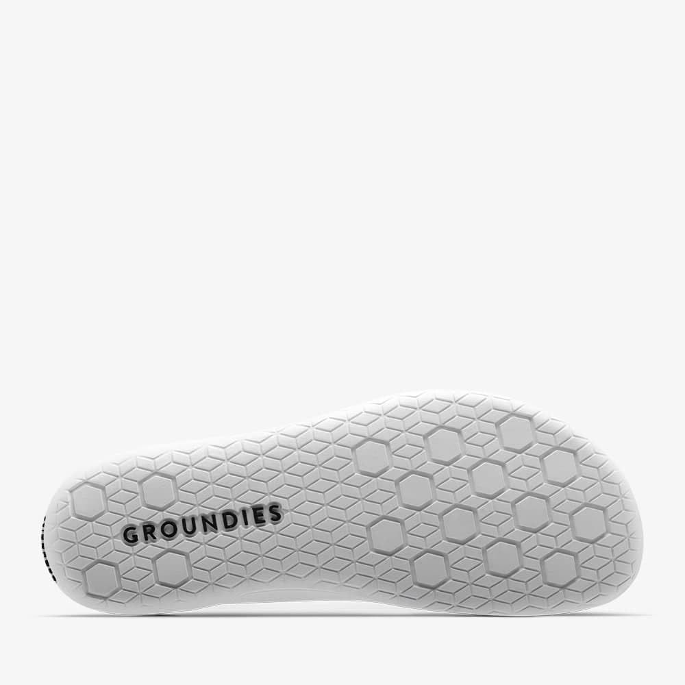 Спортивные кроссовки GROUNDIES Active Knit Barefoot Shoes для мужчин- легкие кроссовки с широким носком, подкладкой из микрофибры и нескользящей подошвой, белый — фото 3