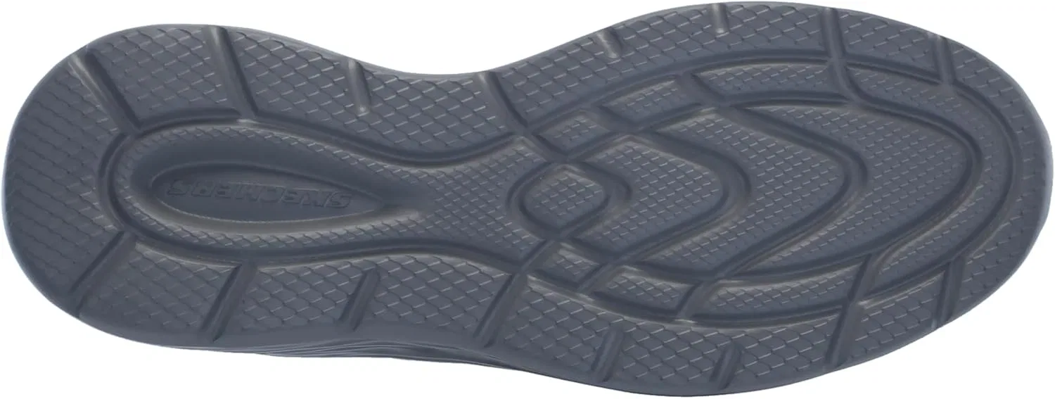 Мужские лоферы Skechers USA Yarn Crispin Bungee Lace Slip-On, Black — фото 4