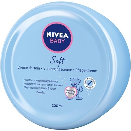 

Увлажняющий крем Baby Soft Care с календулой 200мл, Nivea