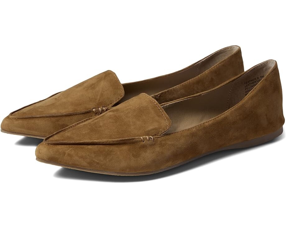 

Лоферы Steve Madden Feather Loafer Flat, цвет Cognac Suede