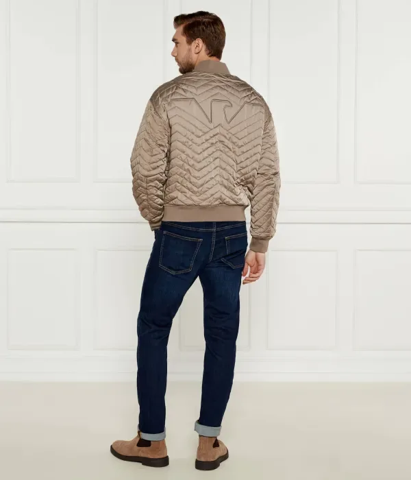 Двусторонняя куртка regular fit Emporio Armani, бежевый — фото 2