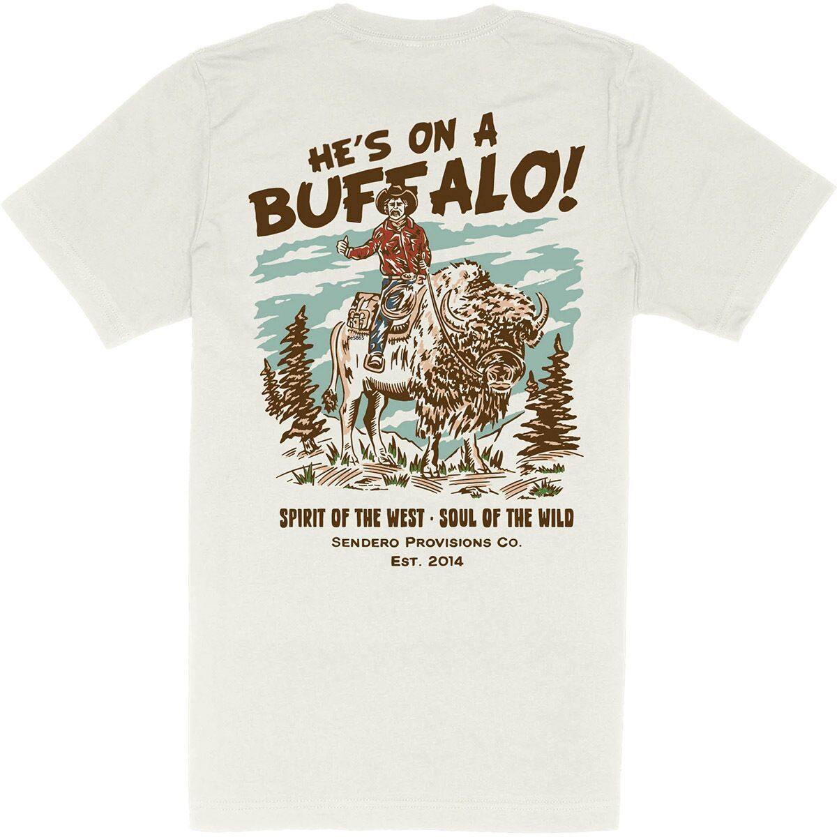 

Футболка Buffalo Sendero Provisions Co., белый