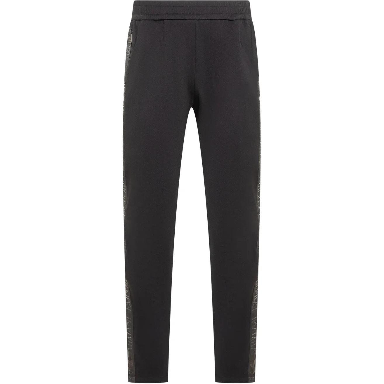 EMPORIO ARMANI Вязаные спортивные штаны женские черные — фото 3