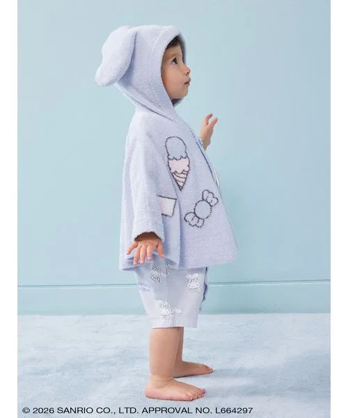 Пончо Gelato Pique Baby Smoothie Poncho, тёмно-синий — фото 4