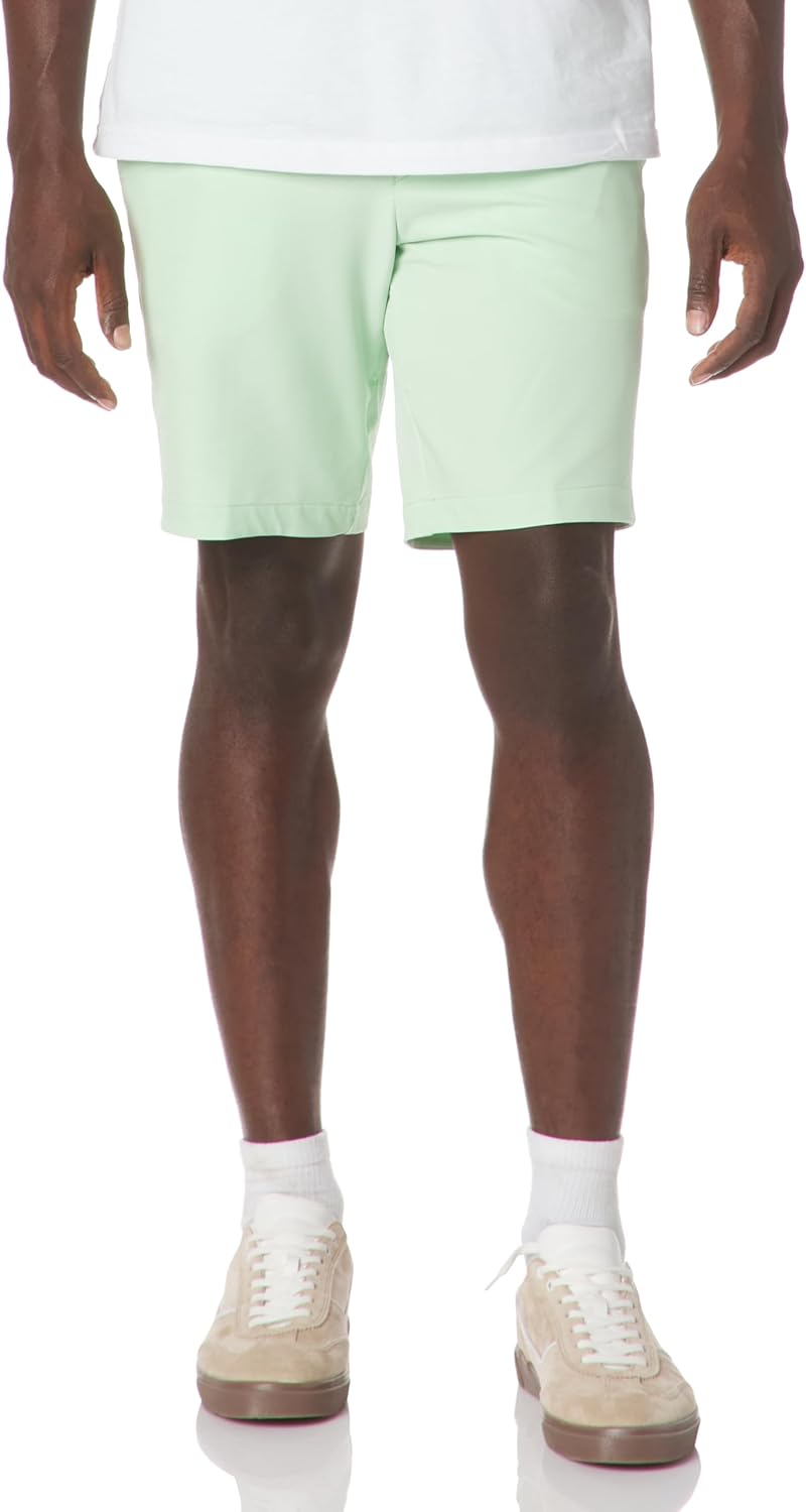 

BOSS Мужские техно-твилловые чинос шорты, Pastal Green